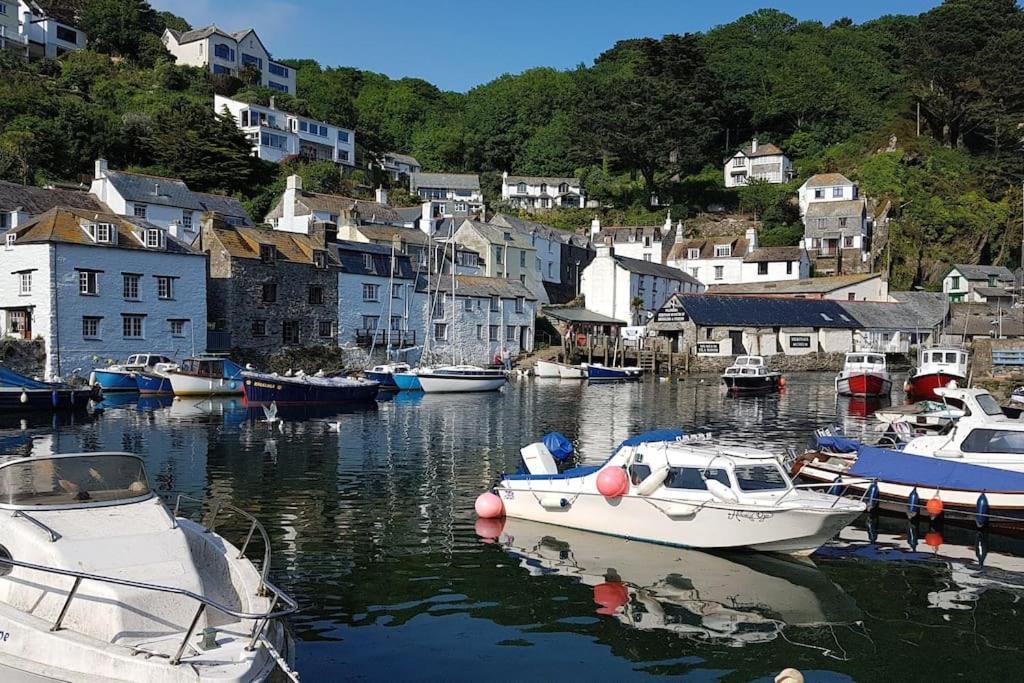 Bijou Coastal Apartment In Polperro With Hot Tub Onsite Parking Downhill Walk To Village Εξωτερικό φωτογραφία
