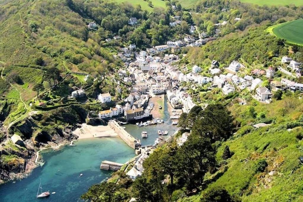 Bijou Coastal Apartment In Polperro With Hot Tub Onsite Parking Downhill Walk To Village Εξωτερικό φωτογραφία