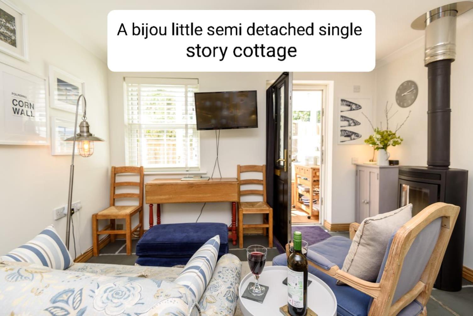 Bijou Coastal Apartment In Polperro With Hot Tub Onsite Parking Downhill Walk To Village Εξωτερικό φωτογραφία