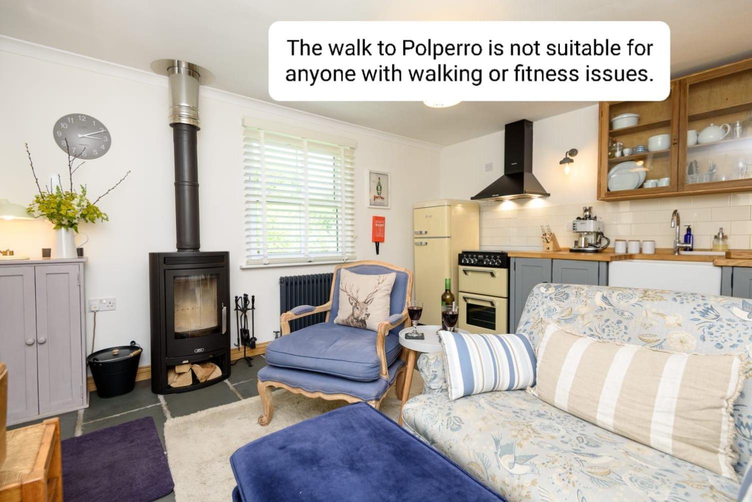 Bijou Coastal Apartment In Polperro With Hot Tub Onsite Parking Downhill Walk To Village Εξωτερικό φωτογραφία